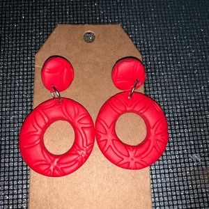 Polymer clay earrings
